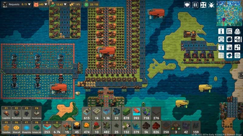 Busy factory scene with multiple production lines operating simultaneously