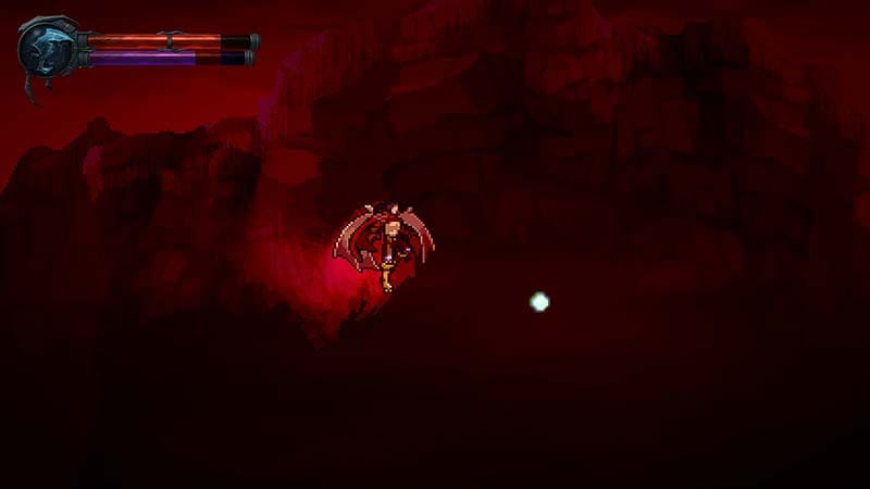 Action platformer traversal across ruins and haunted landscapes