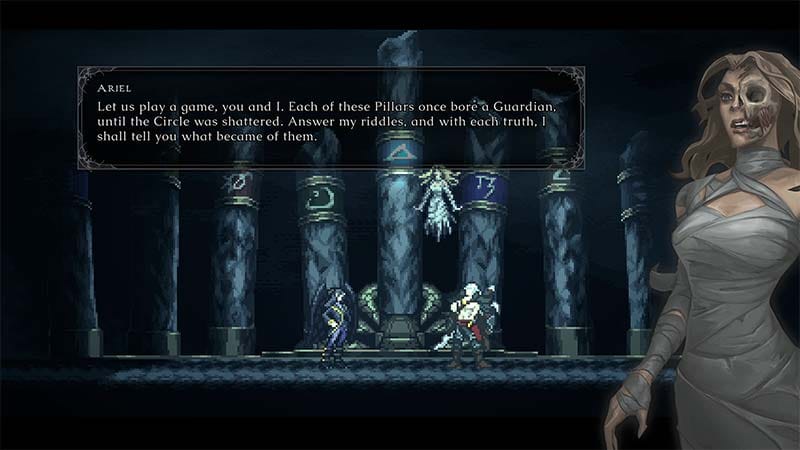 Combat encounters against enemies in a gothic Nosgoth environment