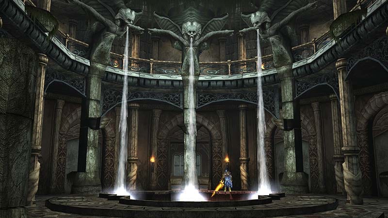 Gameplay screenshot from Legacy of Kain: Defiance Remastered set in the dark fantasy world of Nosgoth.