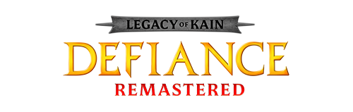 Official logo for Legacy of Kain: Defiance Remastered by Crystal Dynamics and PlayEveryWare.