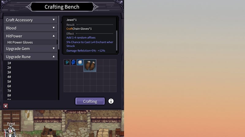 Gameplay screenshot from Loot of Baal featuring loot rewards and gear progression