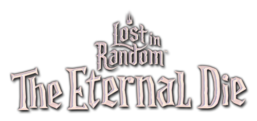Lost in Random The Eternal Die logo dark fantasy action roguelite by Stormteller Games