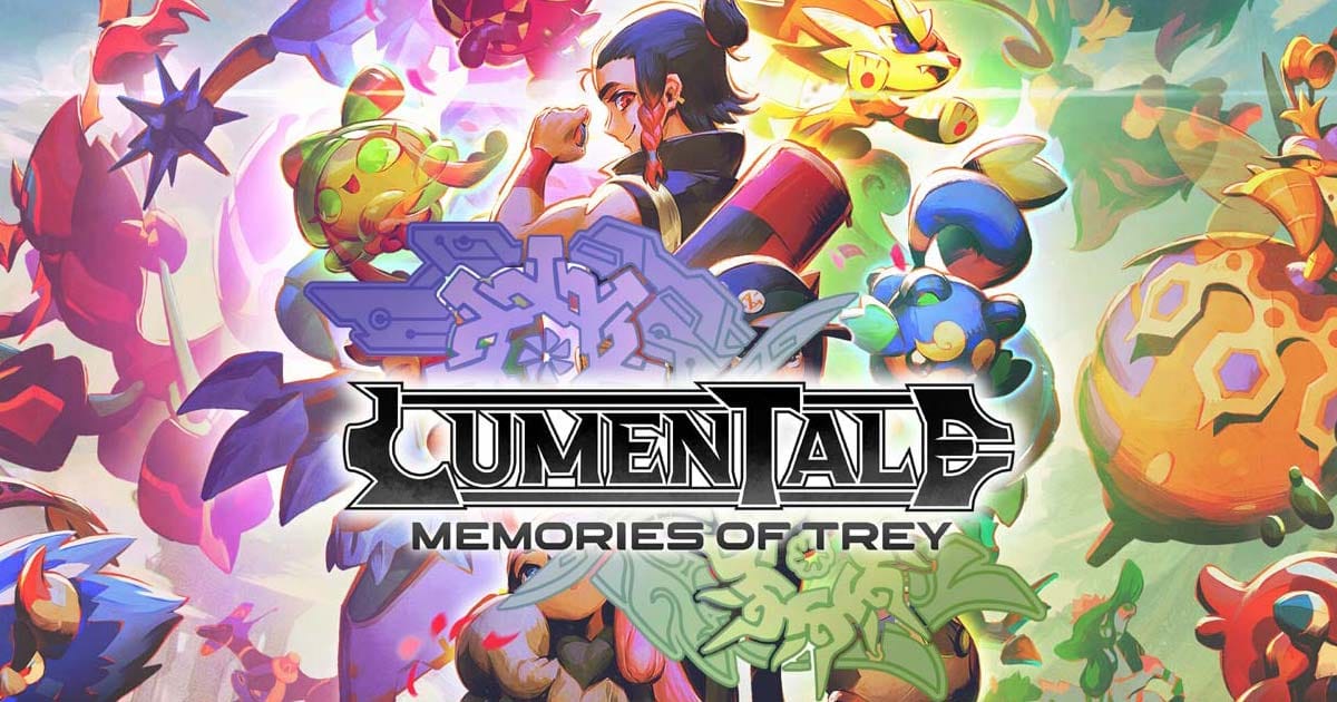 Key artwork showing Trey with Animon companions in a fantasy RPG setting
