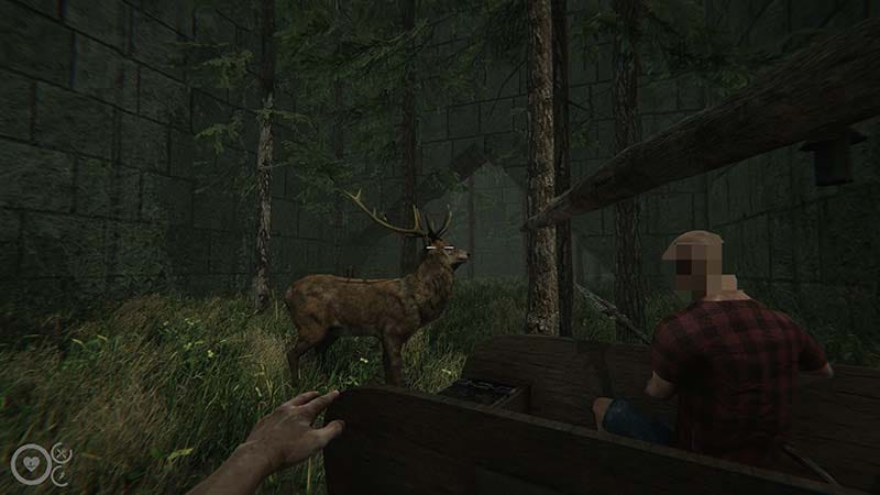 Mazebound gameplay scene showing maze exploration and resource gathering
