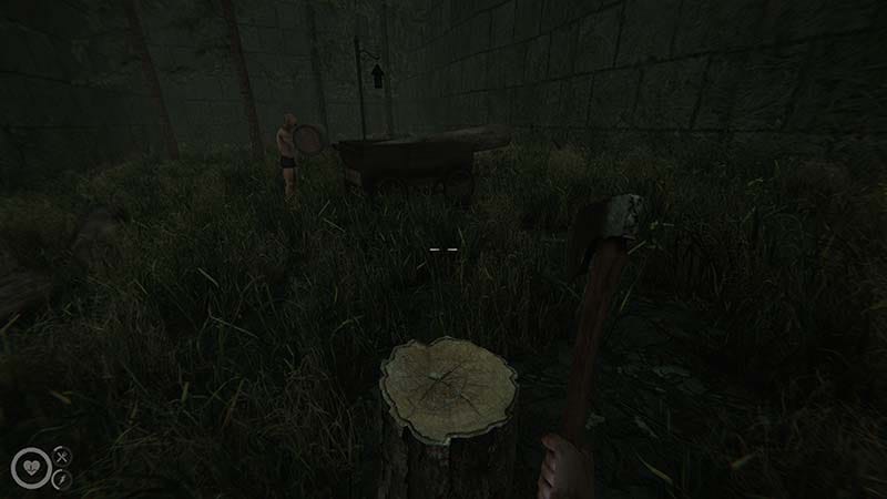 Mazebound character exploring a dark environment with unknown threats