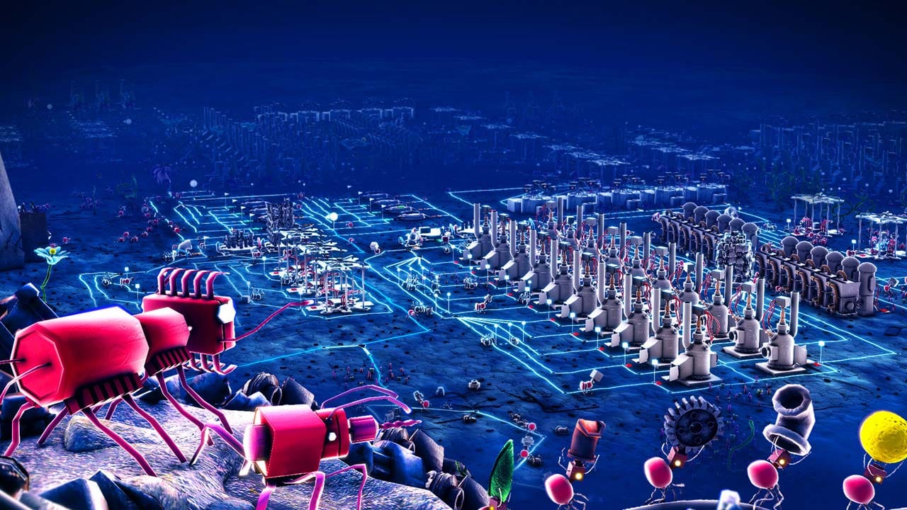 Robot ant colony operating inside an electronic waste environment