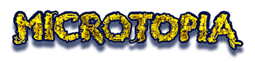 Microtopia logo for robot ant colony automation strategy game