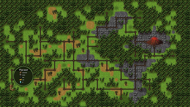 Mineshaft interface screen showing upgrade shop and resource progression menu