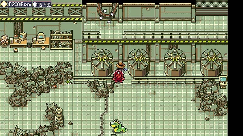 Wide gameplay view with multiple monsters in encounter scenario