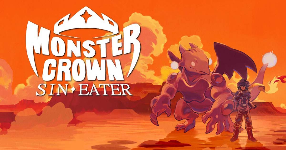 Promotional art showing monster tamer with creatures in a dark fantasy setting