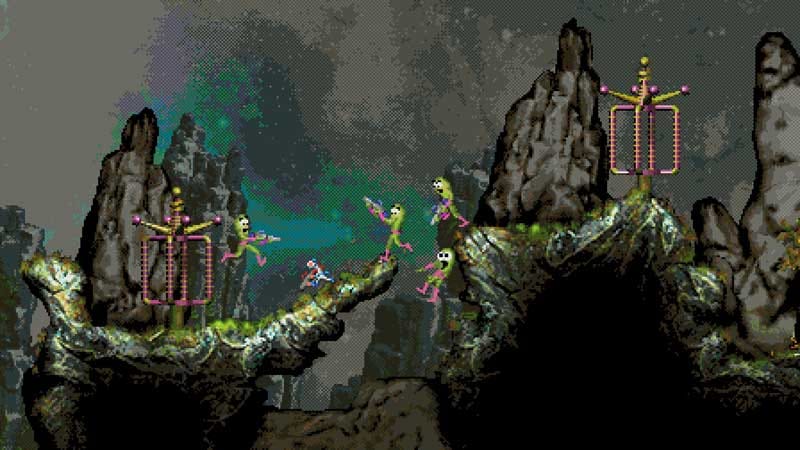 Coordinated group movement through dangerous alien environment