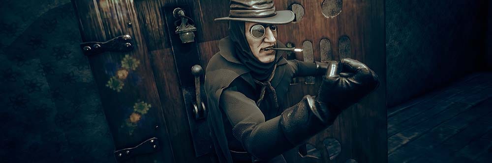 Banner image showing Cosmic Engine setting with atmospheric dark fantasy aesthetic