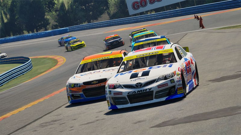 Physics-based racing on a 3D scanned track