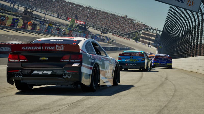 Competitive PvP multiplayer racing action