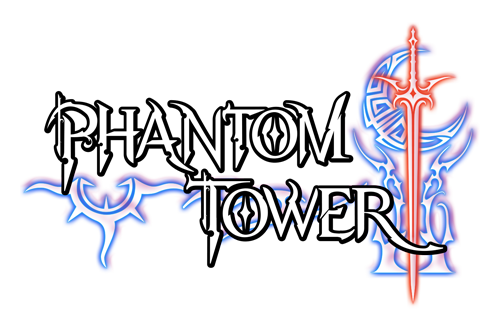 Phantom Tower logo with dark fantasy typography and tower-themed design