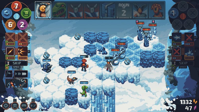 Collecting creatures and enhancing abilities in Primal Fray