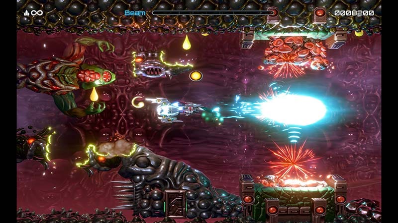 Alternate camera perspective showing dynamic 2.5D gameplay angle shift