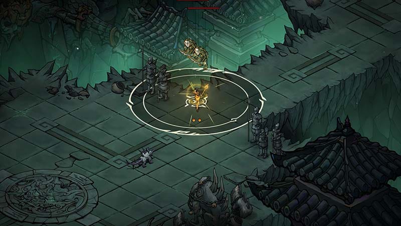 Gameplay screen showing Momo companion in transformed combat support state
