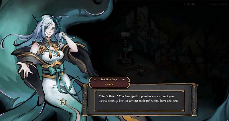 Combat interface showing chained abilities and weapon form switching during fast-paced encounters