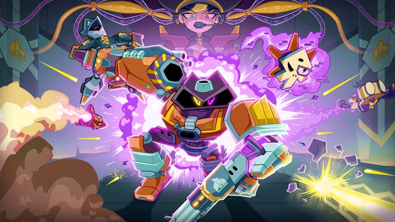 Key art background from the action title Rebel Engine