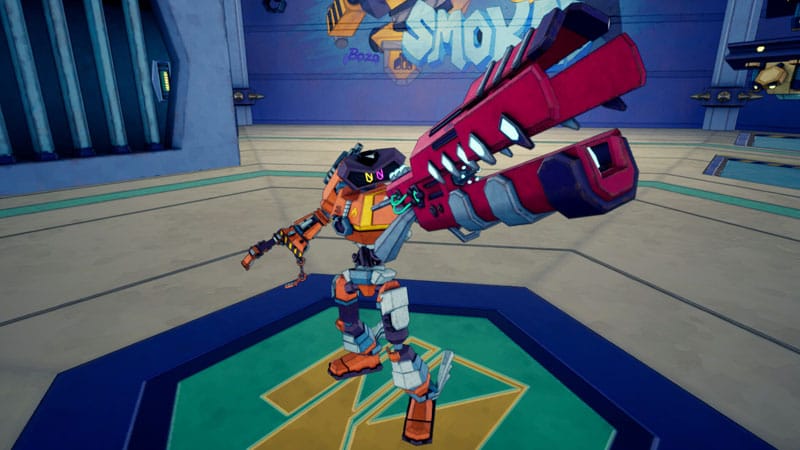 Boss fight gameplay scene within Rebel Engine