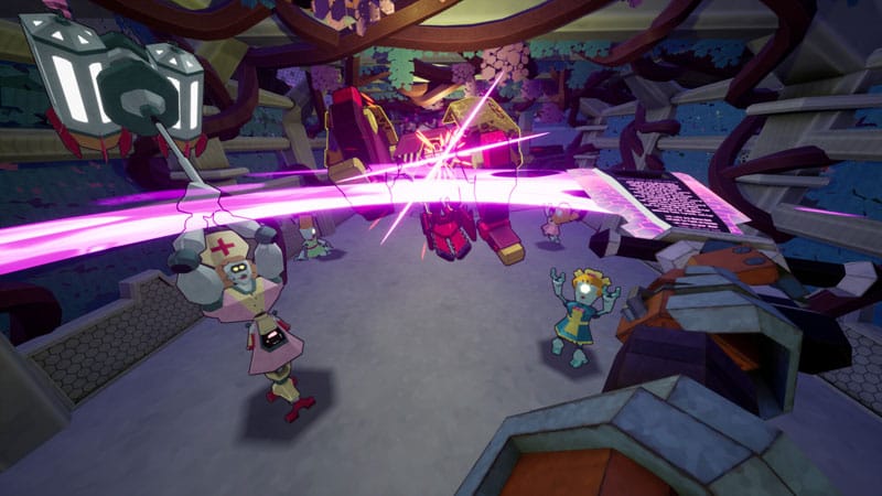 High-intensity battle sequence gameplay inside Rebel Engine