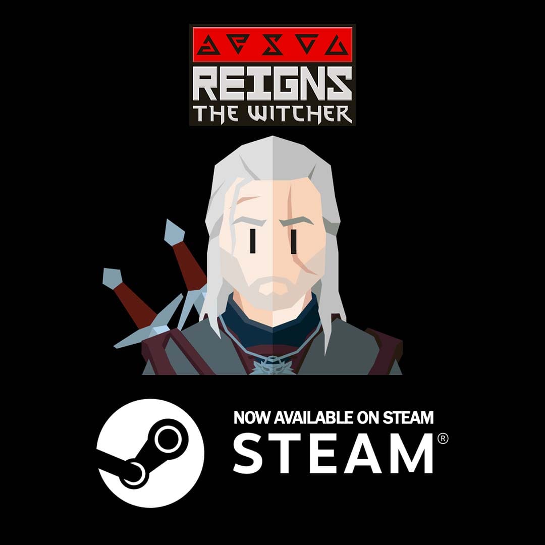 Reigns: The Witcher on Steam – promotional game image