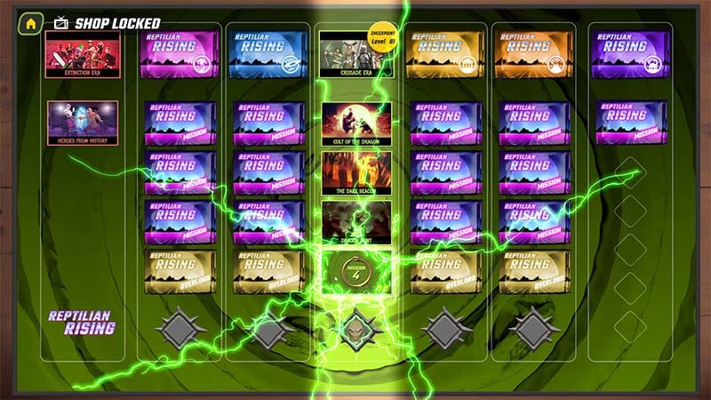 Combat scene with units engaging enemies on a miniature-style battlefield