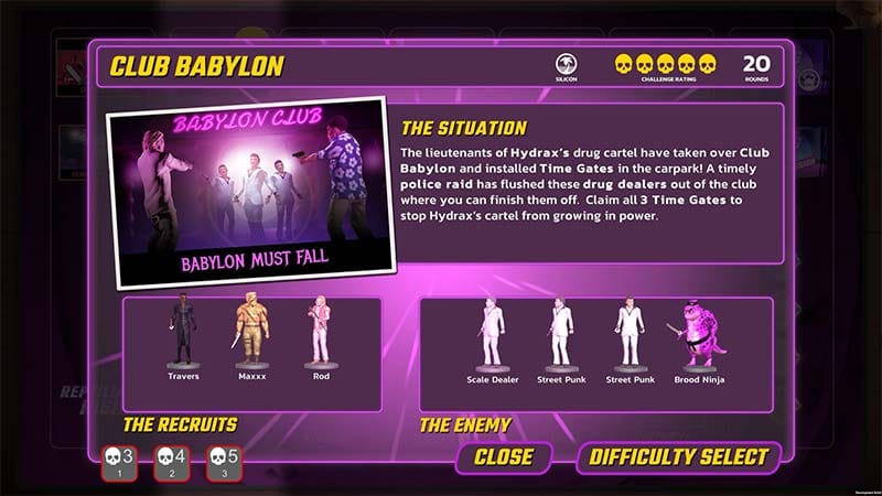 Upgrade interface showing artifacts and progression options