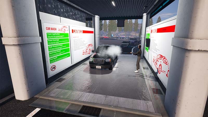 Side-scrolling gameplay showing projectile deflection during combat