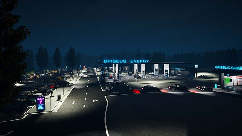 Vertical platforming sequence through abstract environment design