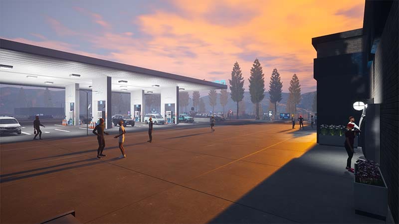 Upgrade menu interface showing progression and unlockable options