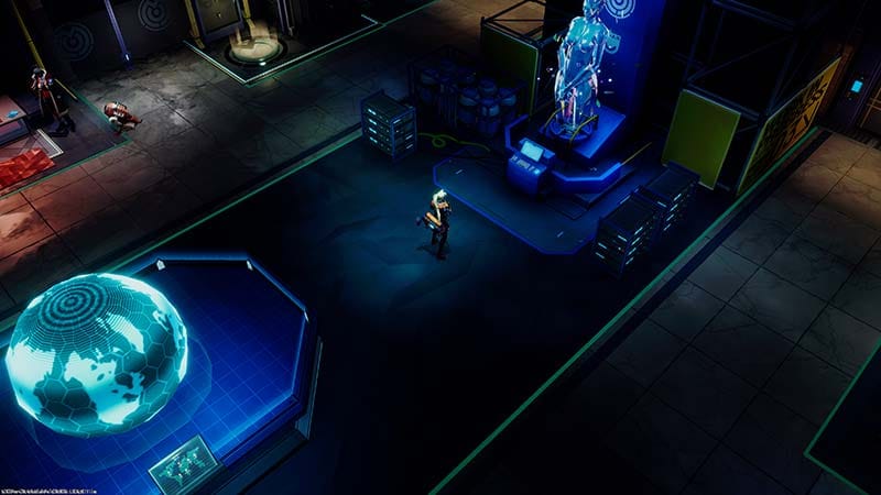 Gameplay scene showing a Weaver fighting Mythic enemies in a combat zone