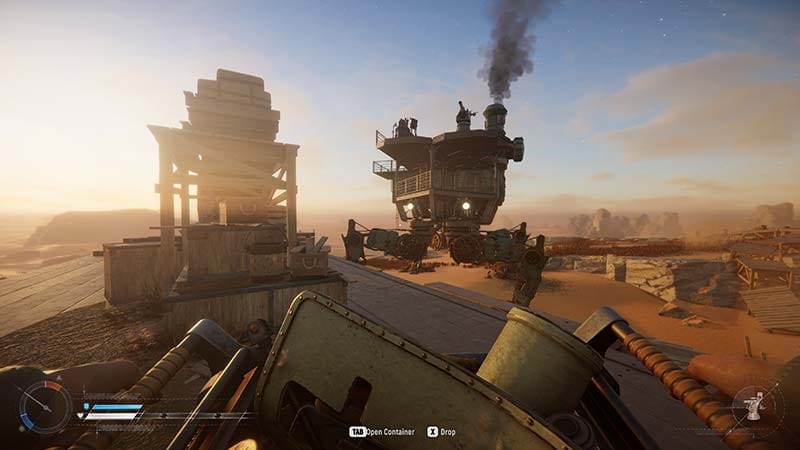 Heavy armor Trampler build emphasizing reinforced plating and defensive weapon systems