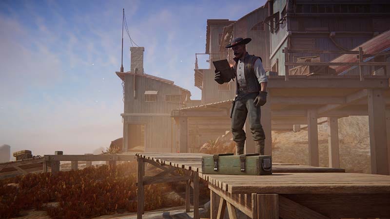 Storm Dive mode scene with collapsing sandstorm boundary forcing players toward extraction