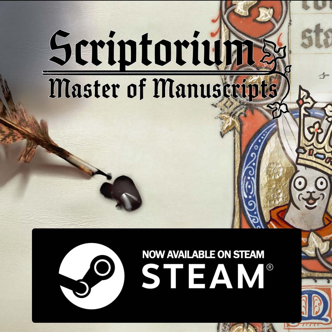 Scriptorium: Master of Manuscripts Steam Promotional image