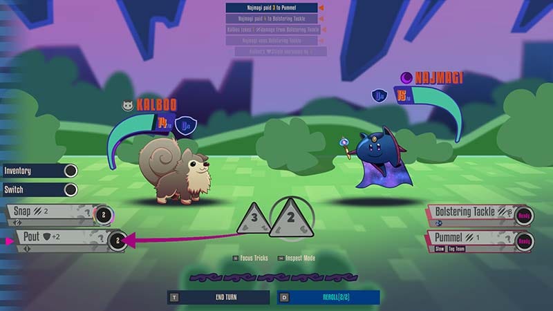 Game interface showing team management and tactical options