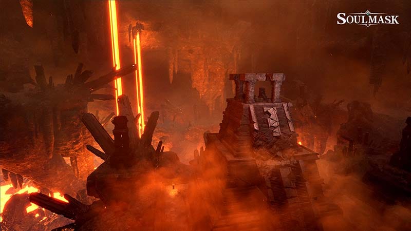 Gameplay screenshot featuring tribesmen performing activities