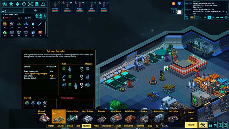 Tactical combat view showing crew movement during a boarding encounter