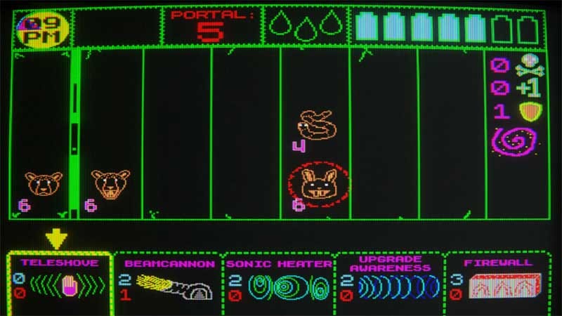 FMV style transition scene with retro VHS inspired visuals blending into gameplay presentation
