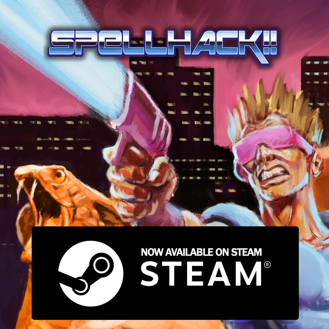 SPELLHACK!! Steam Promotional image