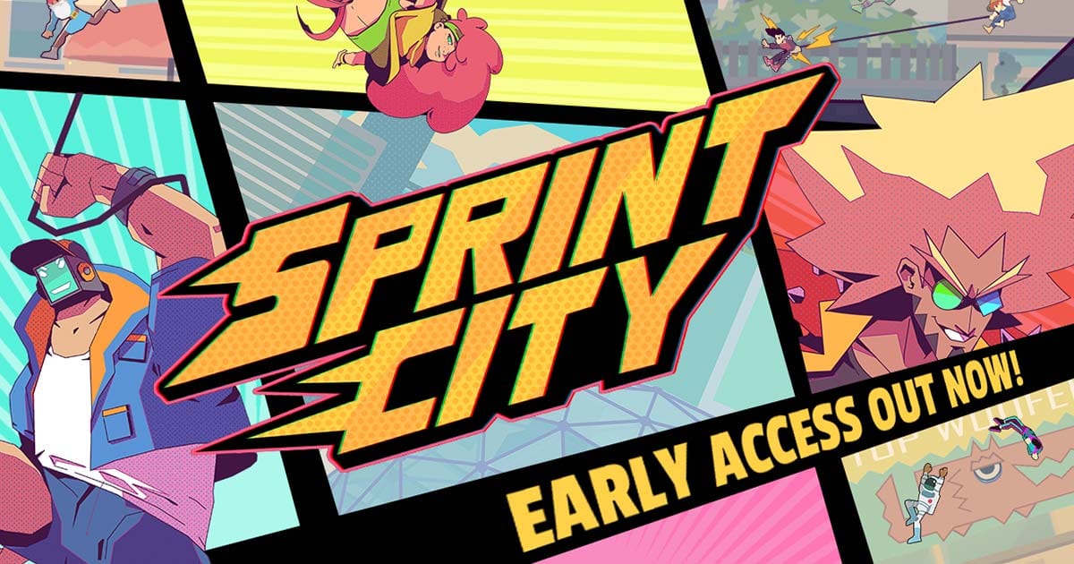 Key art featuring a Runagade character in a stylized urban freerunning setting