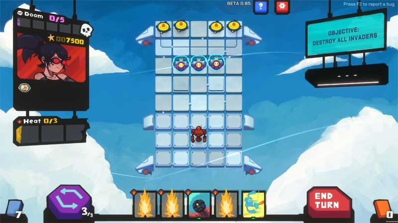 Keeper commander view using summons and Void mechanics on battlefield