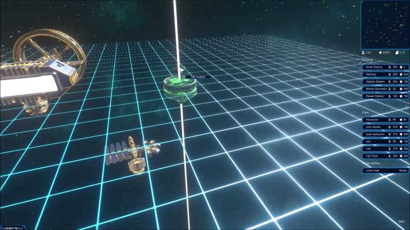 Multiplayer battle royale space combat scenario