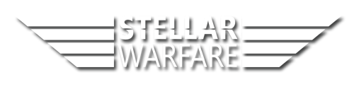 Stellar Warfare game logo for space RTS