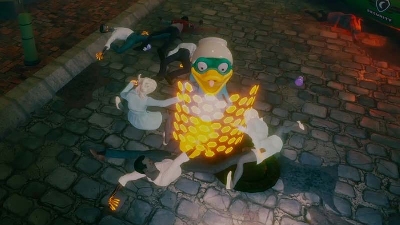 Cinematic gameplay perspective in Strange Brew 3D zombie platformer