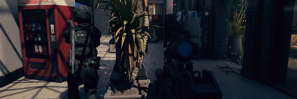 Wide banner showing SWAT squad across multiple operational environments