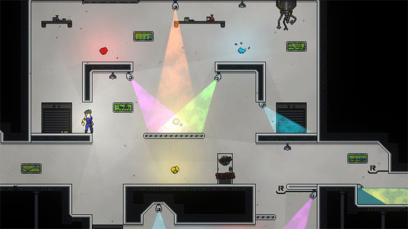 Environment-focused gameplay screenshot with puzzle features.