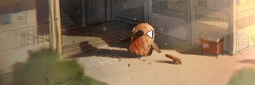 Banner image showing a stylized illustrated scene inspired by The Day I Became a Bird
